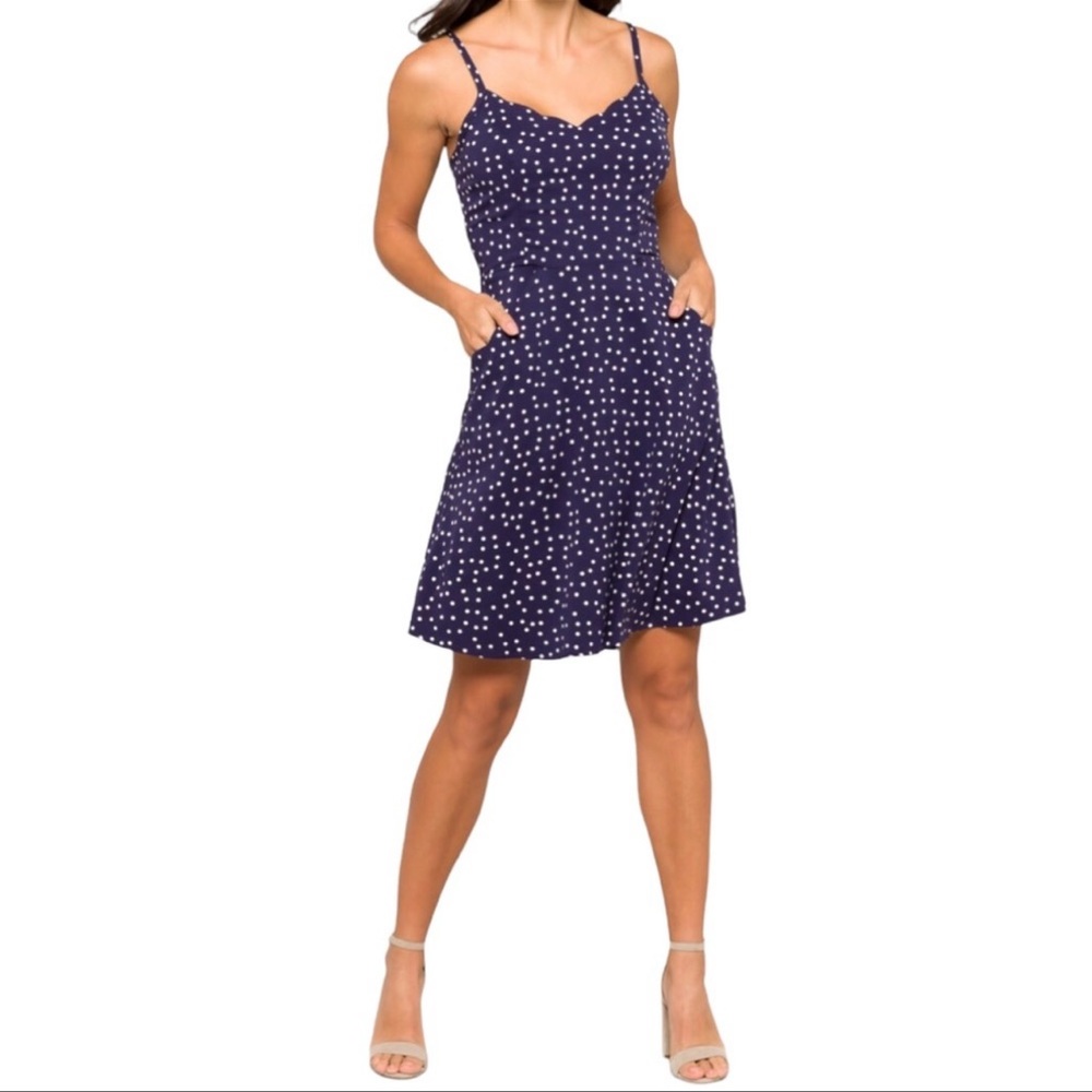 Market & Spruce Beatriz Scallop sundress